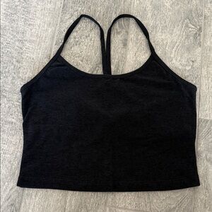 Beyond Yoga Black Cropped Tank Top